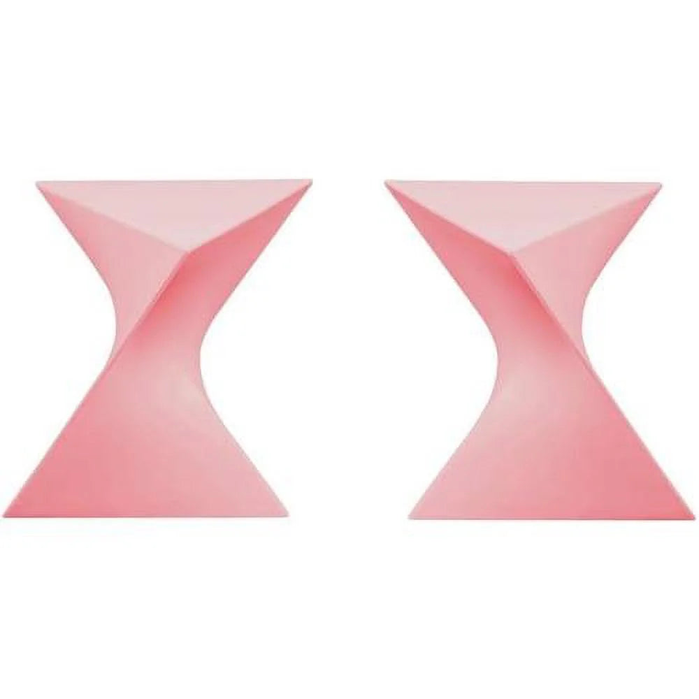 Plastic Triangle End Table Set Of 2 T24095