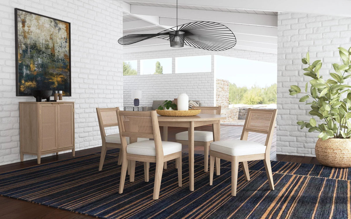 Brown Wood Dining Chair Y15374