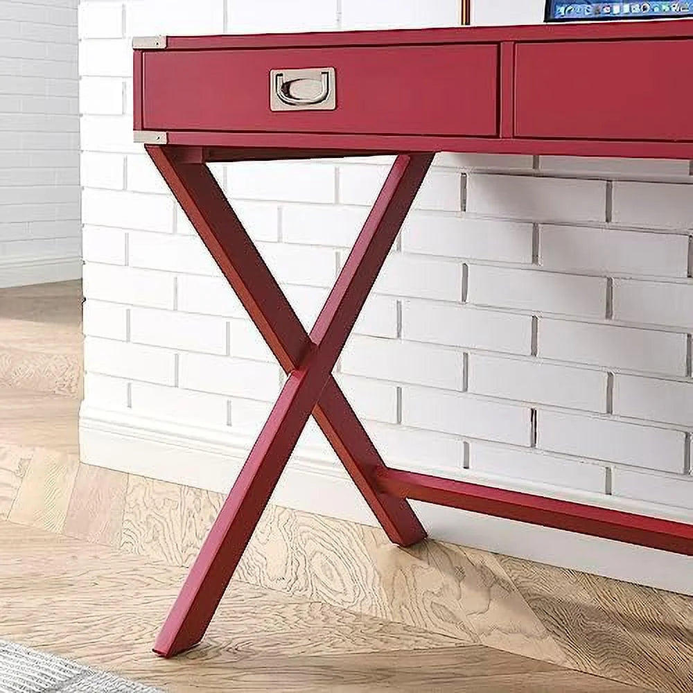 White Computer Desk with Drawers V157938