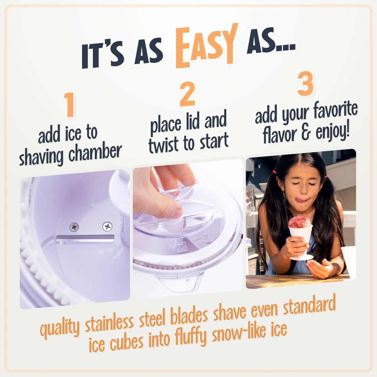 White Snow Cone Maker R54585