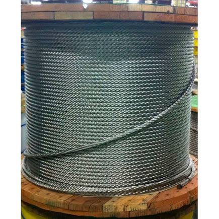 1000 ft 1/8 in 7x7 Type 304 Stainless Steel Cable P41536