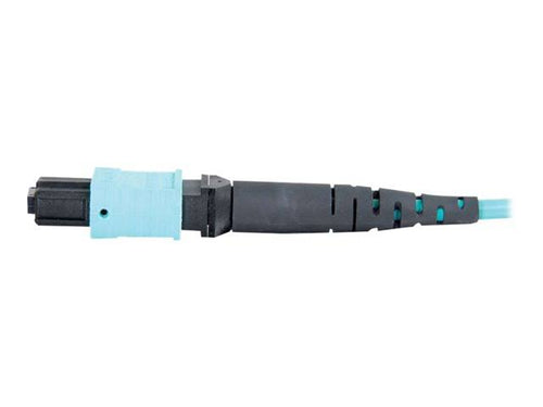 10M MPO to MPO Fiber Array Cable OM4 Plenum Rated Aqua W791675