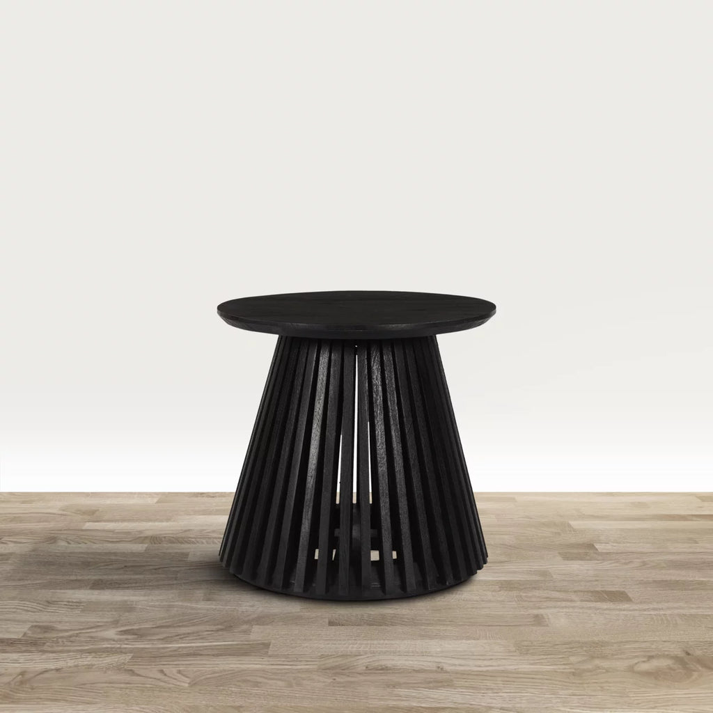 20 Inch Mango Wood Round Side Table X125084
