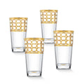 Gold Ring High Ball Set of 4 A4709