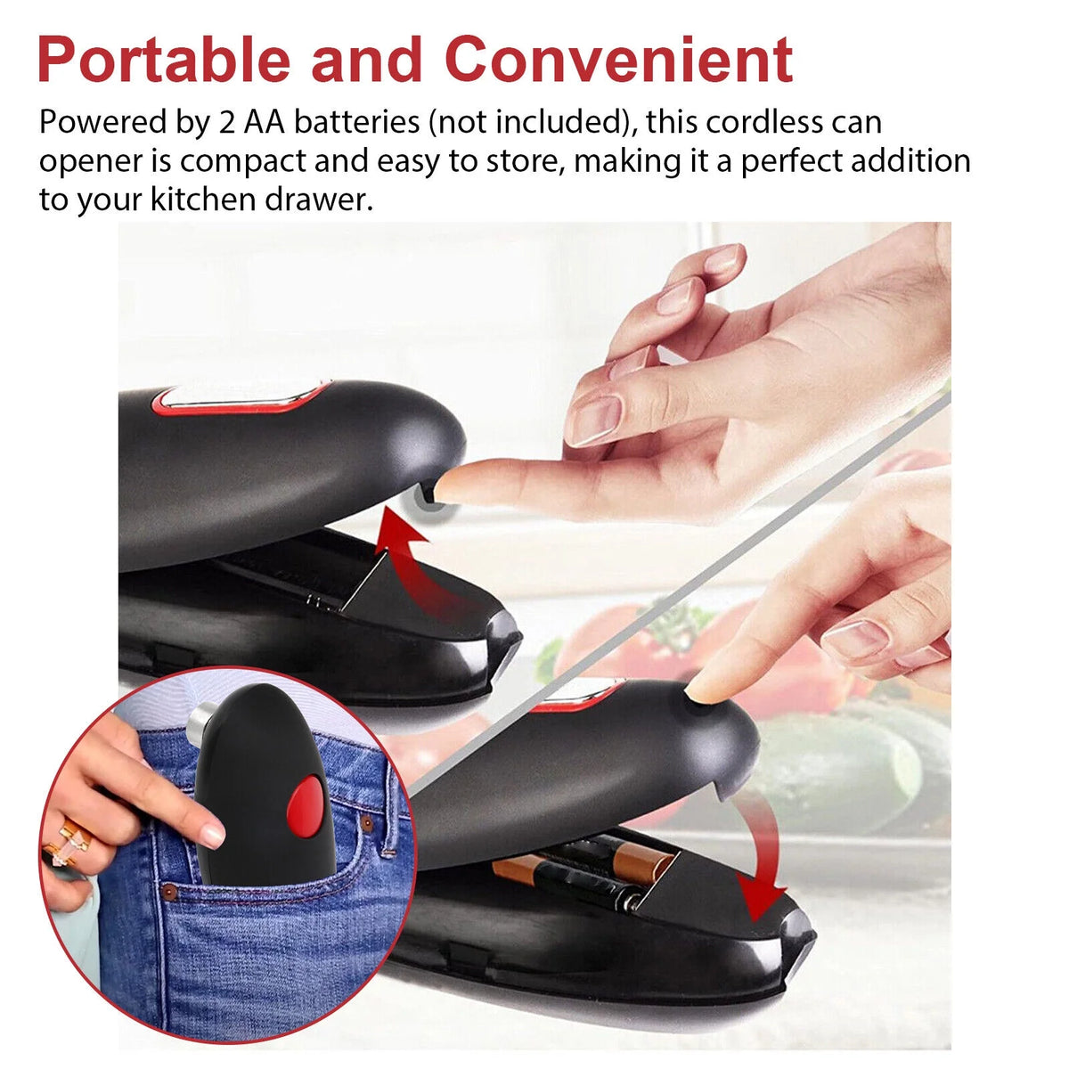 Automatic Electric Can Opener Stainless Steel L6926