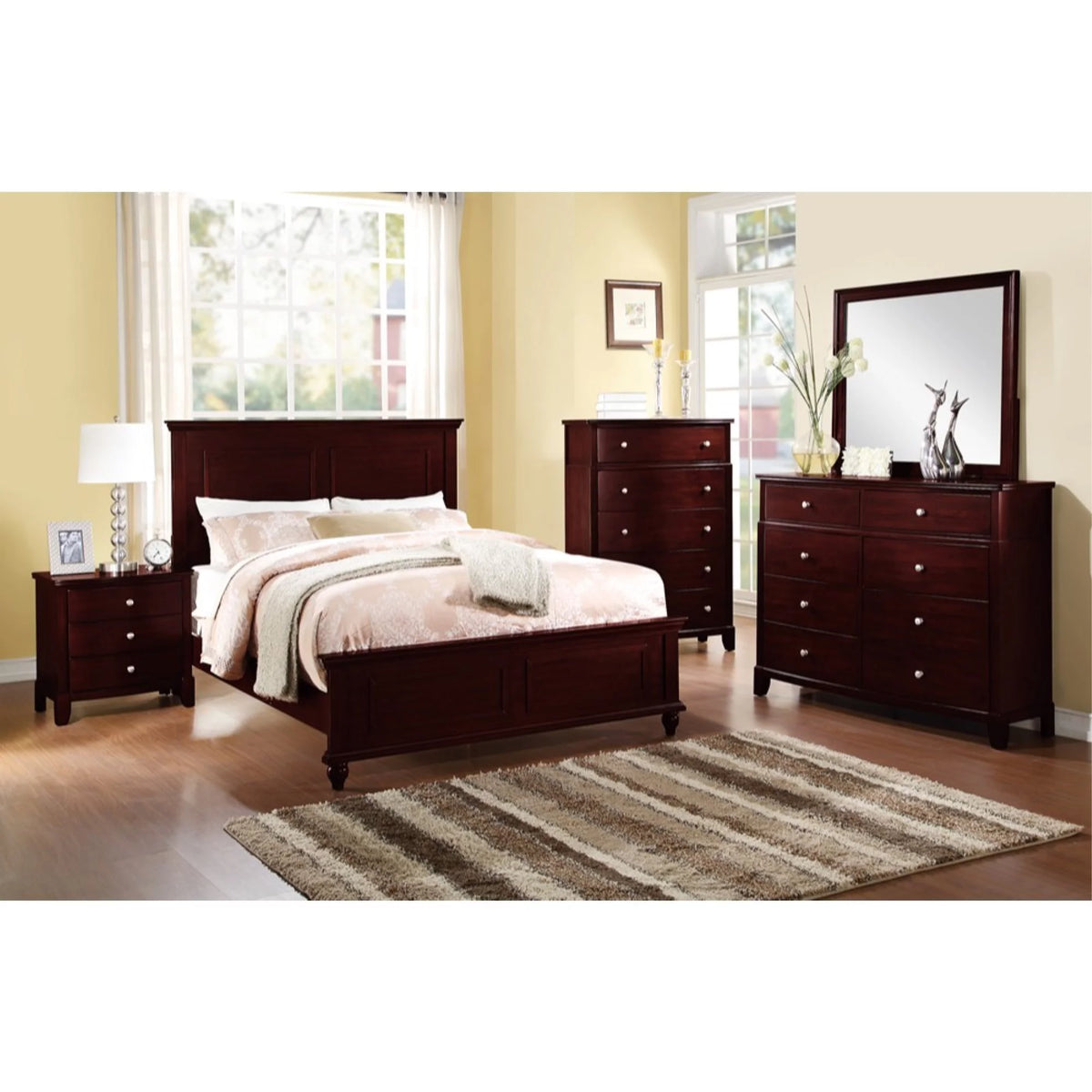 Wooden California King Bed W9740