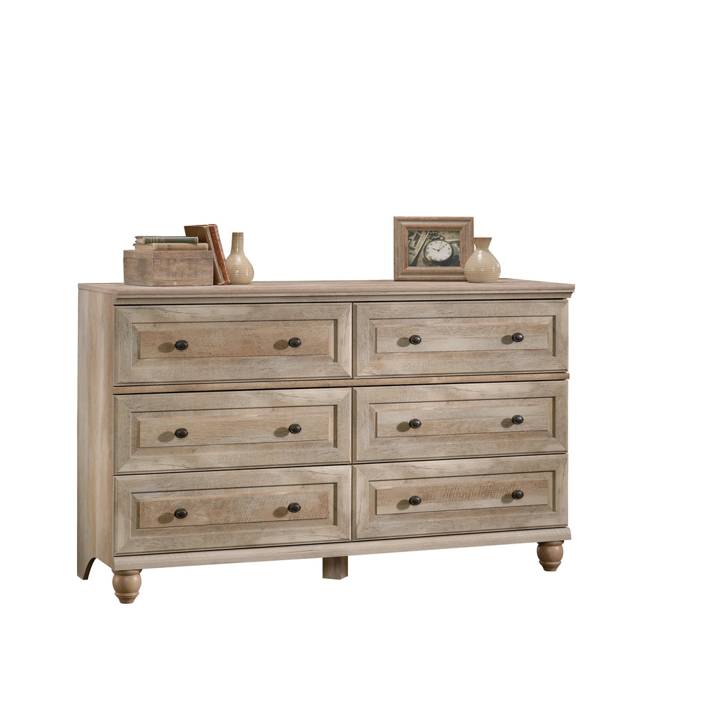 6 Drawer Lintel Oak Finish Dresser W234