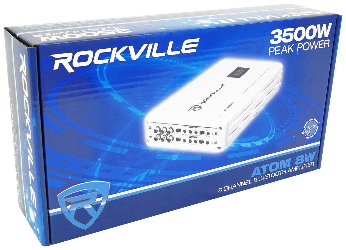 8 Channel 3500 Watt Marine Amplifier with Bluetooth W98145