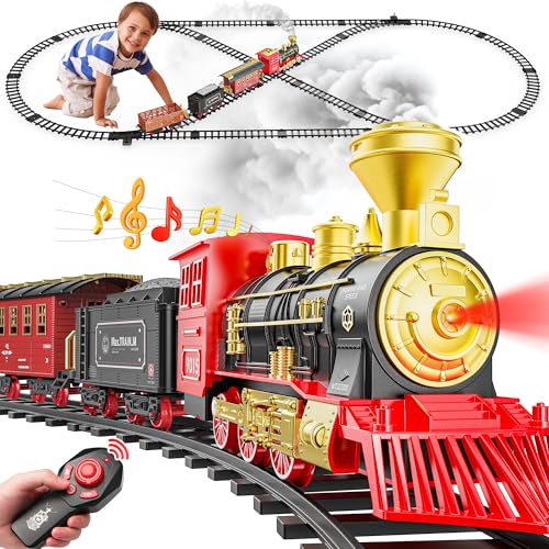 Train Set with Smoke Lights and Sound L495