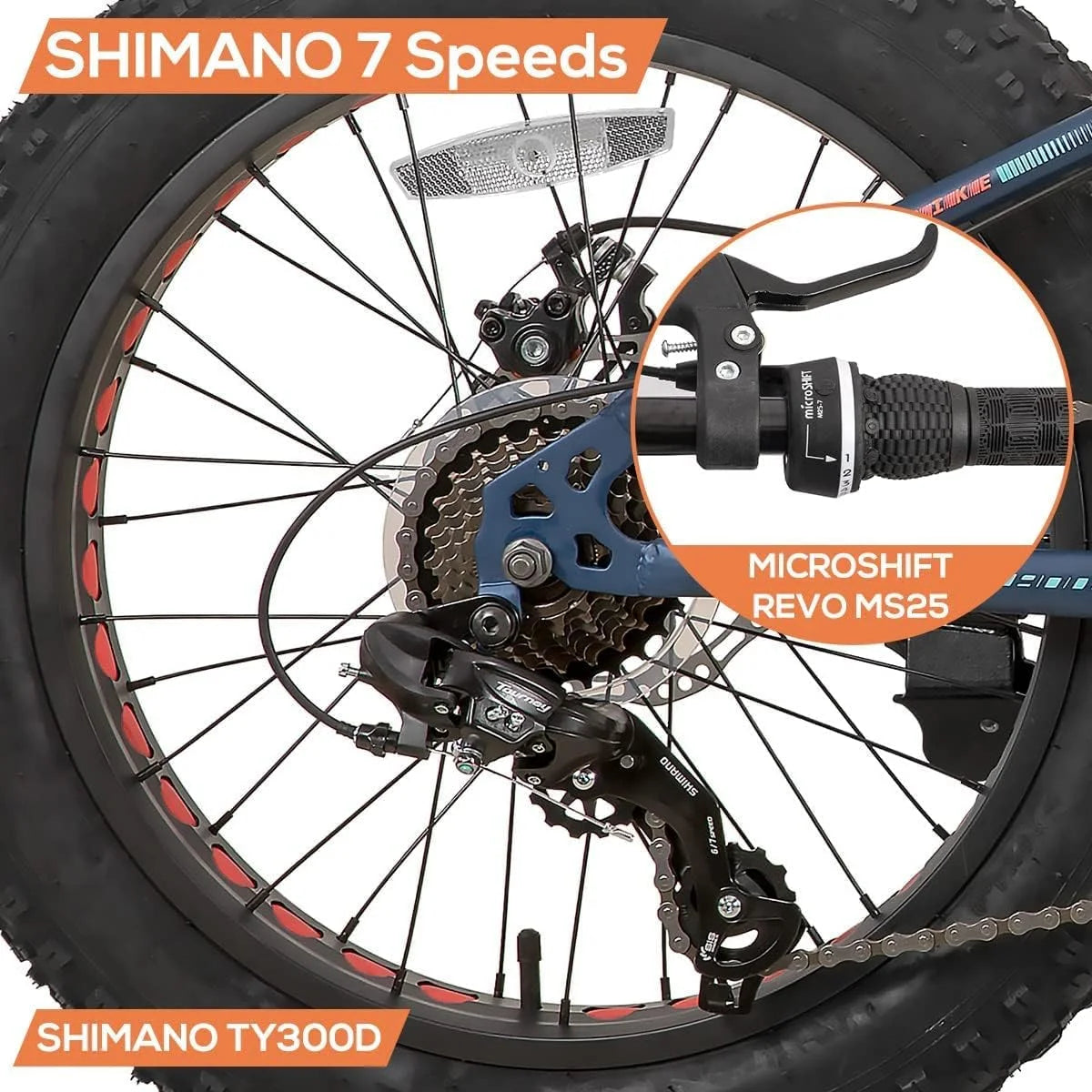20 inch 7-Speed Dual-Disc Brakes Kids Mountain Bike L751983