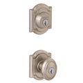 Satin Nickel Entry Knob and Single Cylinder Deadbolt Combo Pack N152871