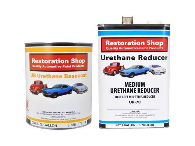 Yellow Urethane Basecoat Clearcoat Auto Paint Medium Gallon Kit H96212