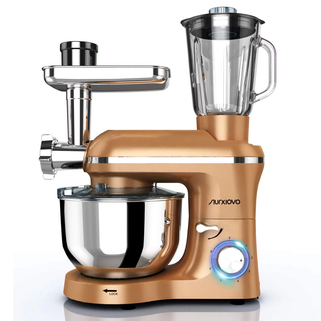 850W 6 Speed 6.5 QT Stainless Steel Stand Mixer M901