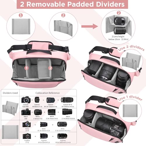 Waterproof Camera Sling Bag with Tripod Holder A527
