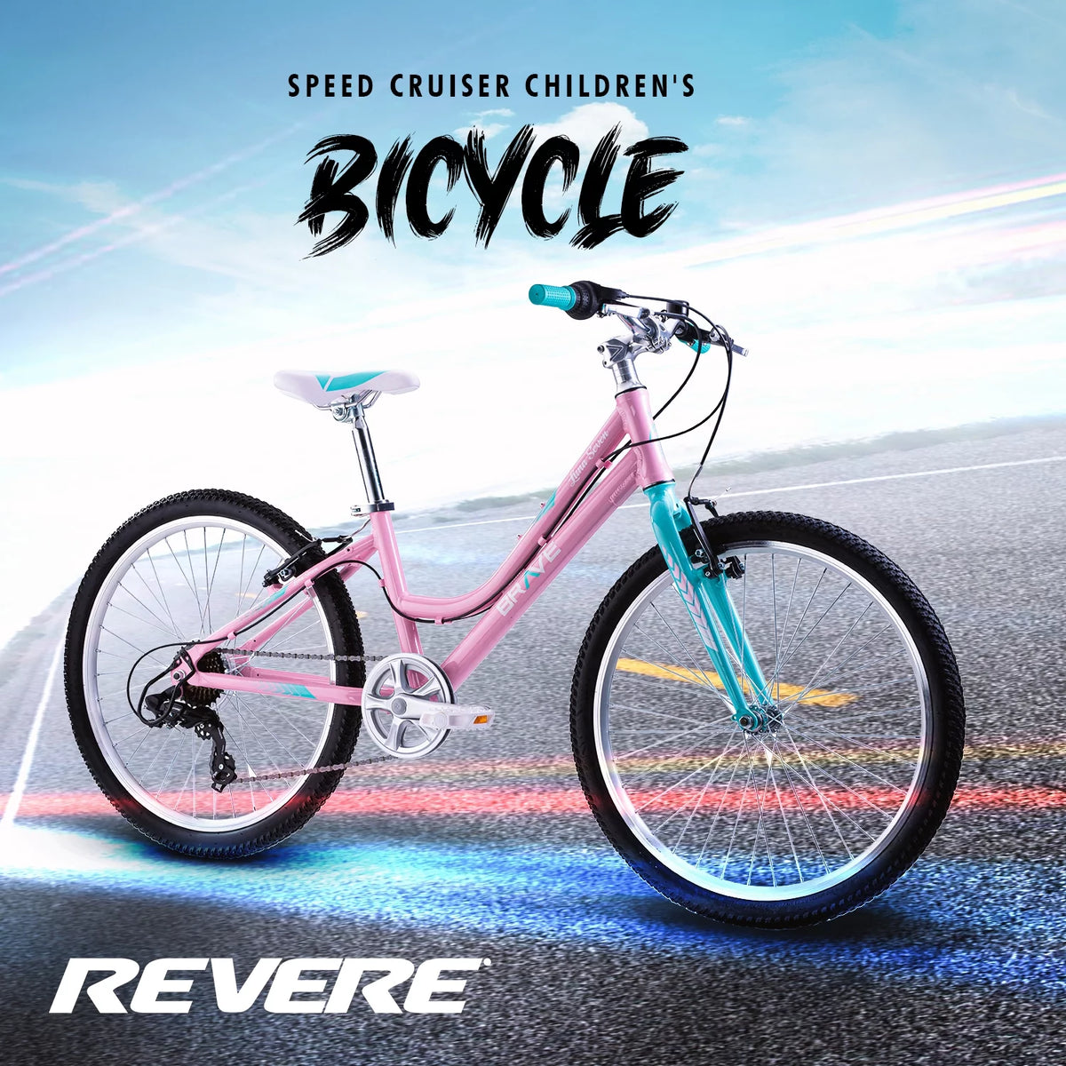24 Girls 7-Speed Cruiser Bicycle Pink P49006
