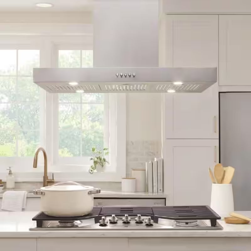 36 in. 350CFM Convertible Stainless Steel Range Hood with LED Lighting Q3216
