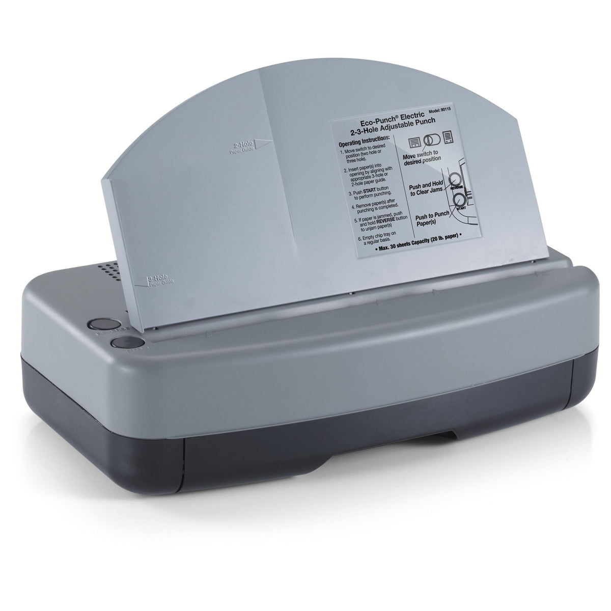 Electric Punch 2-3 Hole Adjustable 30-Sheet Capacity G71352