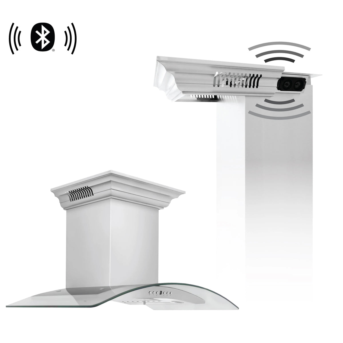 48 Wall Mount Range Hood in Stainless Steel with Built-in Speakers I855768