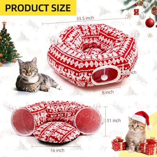 Christmas Tree Cat Tunnel Bed S70896