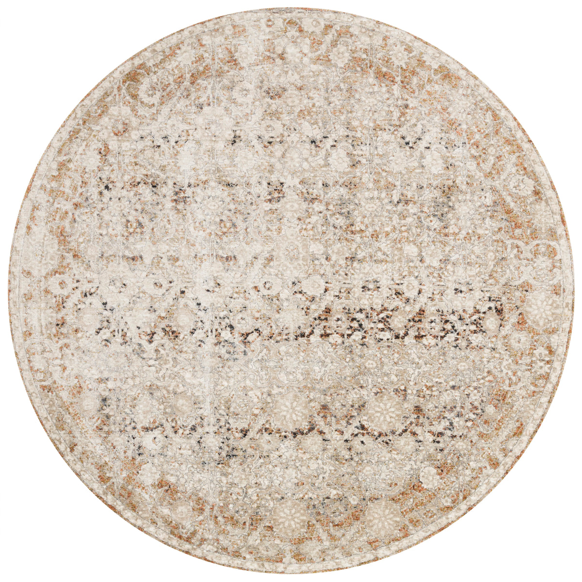 Natural Rust 7'10 x 7'10 Rug V21752