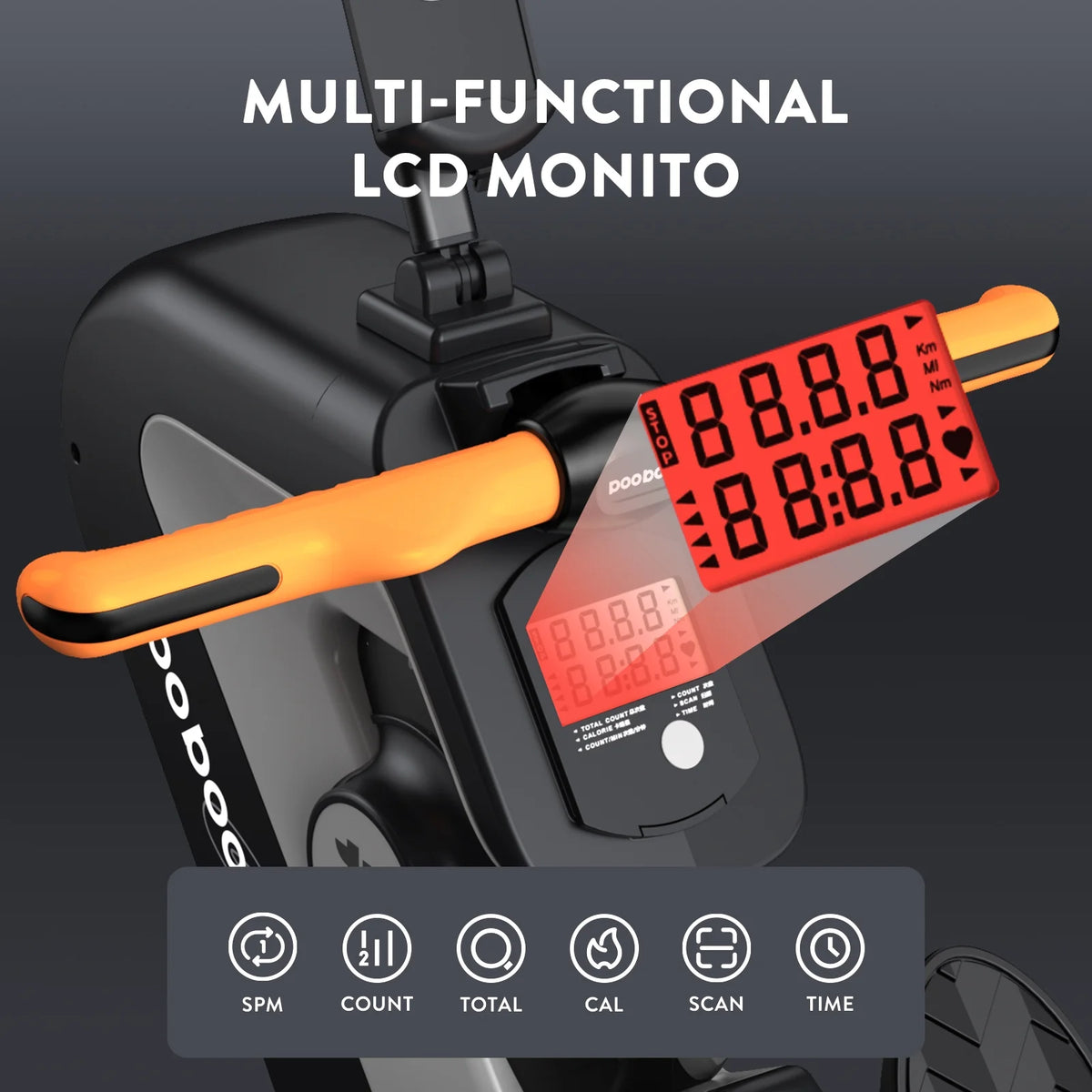 Foldable Magnetic Rowing Machine with 8 Level Resistance F5827