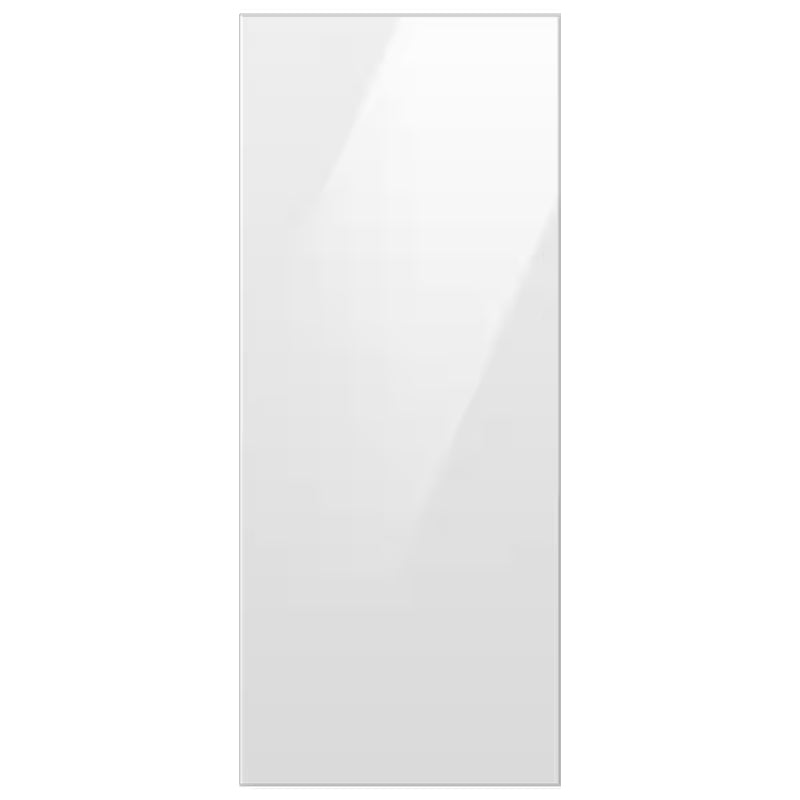White Glass Top Panel for 3-Door French Door Refrigerator D341
