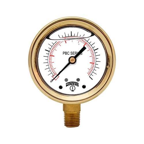 Brass Case Pressure Gauges N8569