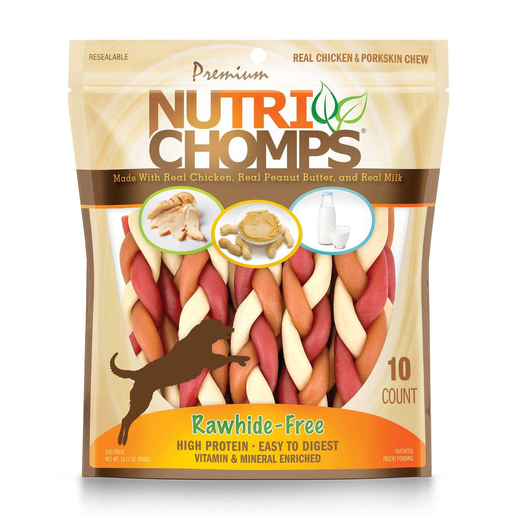 Mixed Flavor Braids Dog Chews 6 Inch P4503