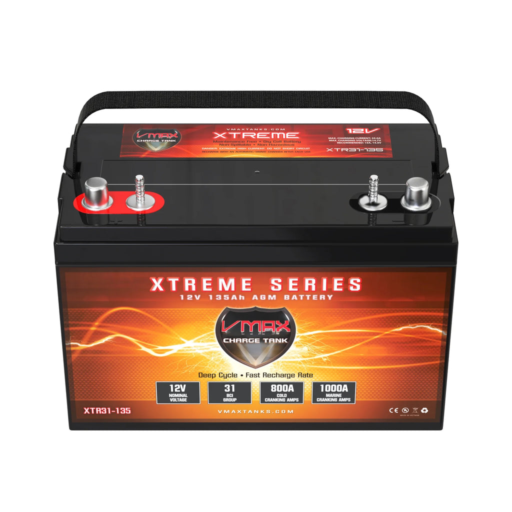 12 Volt 135Ah AGM Deep Cycle Battery P734