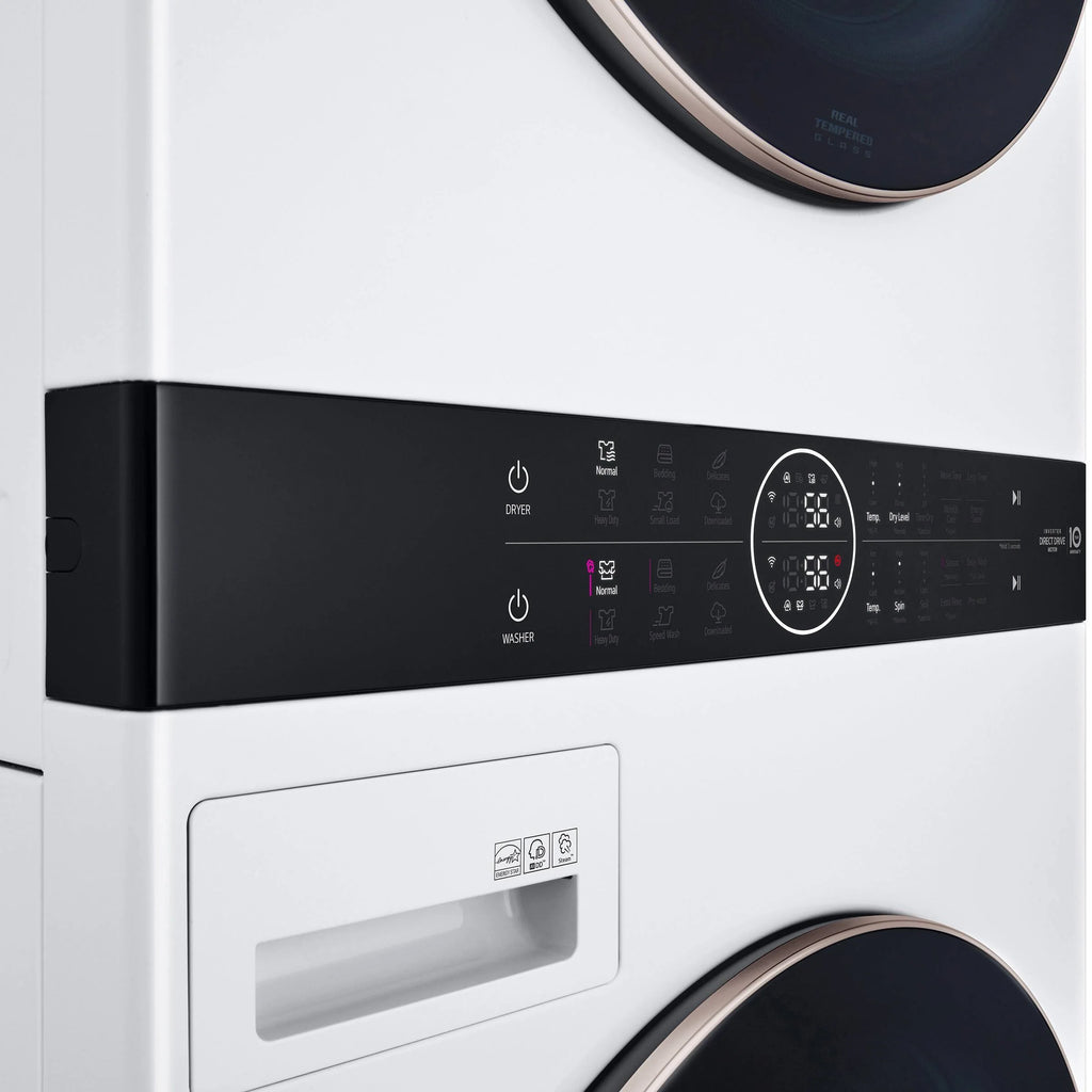 White Front Load Washtower 5.2 Cu. Ft. Washer 7.4 Cu. Ft. Electric Dryer O88401