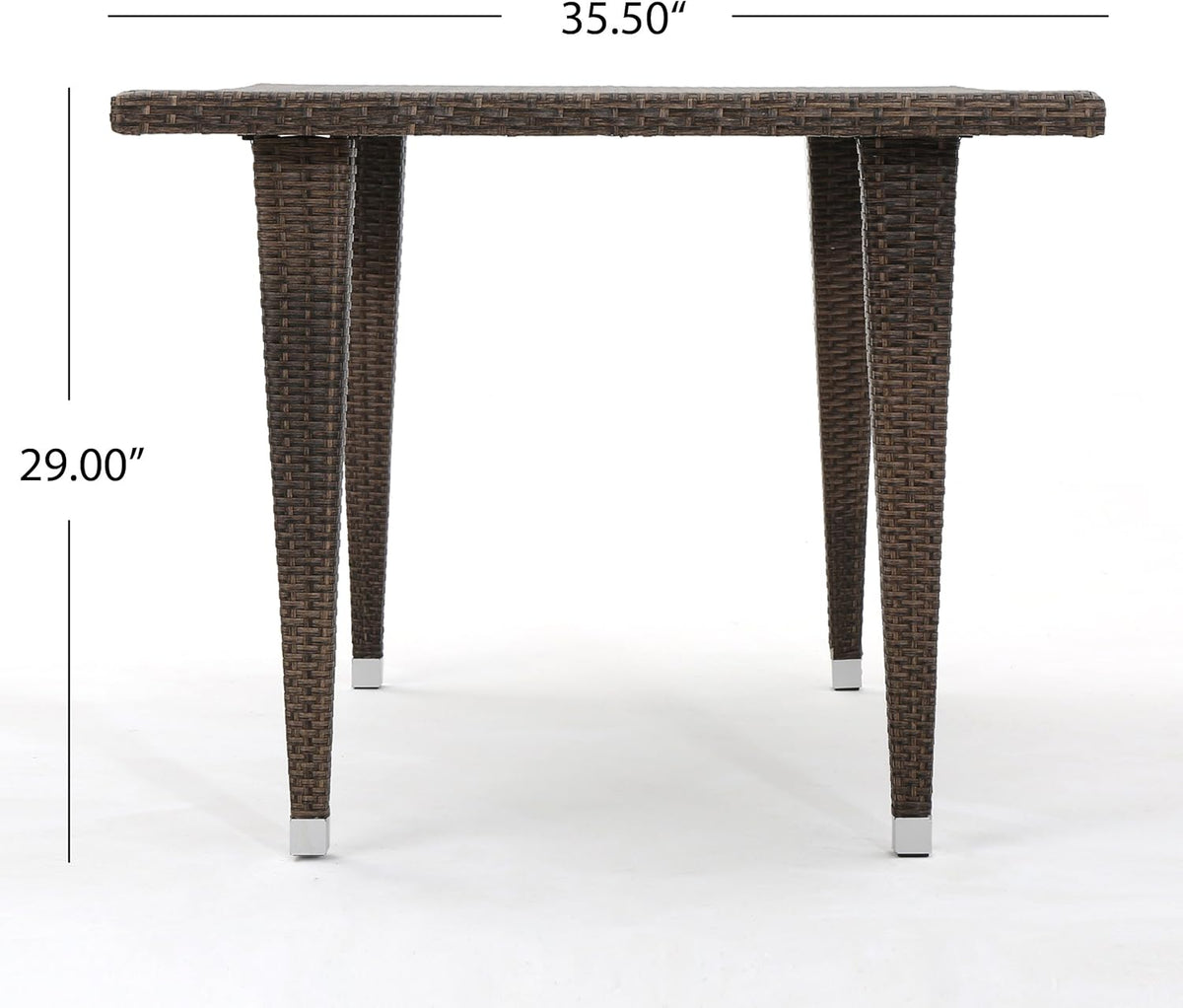 Outdoor Rectangular Wicker Dining Table K57544