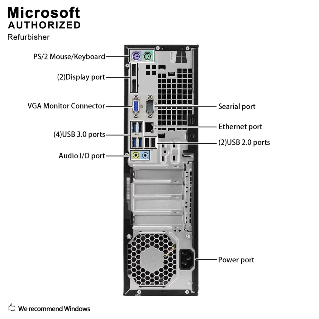 Intel Quad Core i7-6700 8G DDR4 RAM 1T SFF Desktop R9381