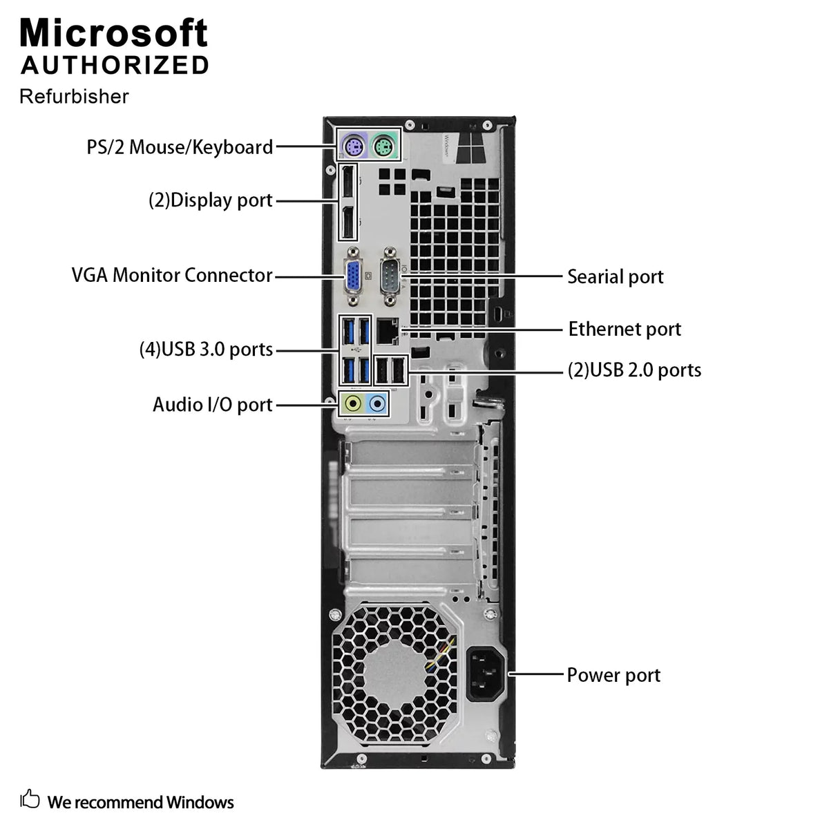 Intel Quad Core i7-6700 8G DDR4 RAM 1T SFF Desktop R9381