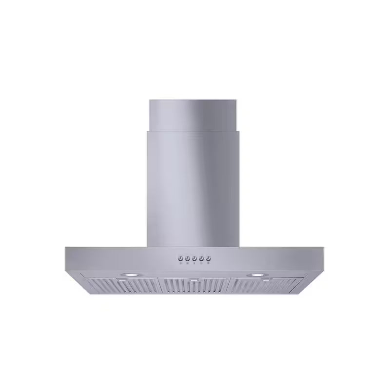 30 in. 350 CFM Convertible T-Shape Wall Mount Range Hood in Stainless Steel T231812