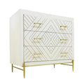 Solid Wood Three Drawer Dresser Z32658