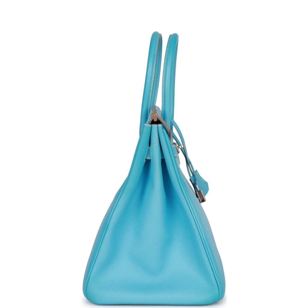 Pre-owned 35 Celeste Epsom Leather Handbag I3433