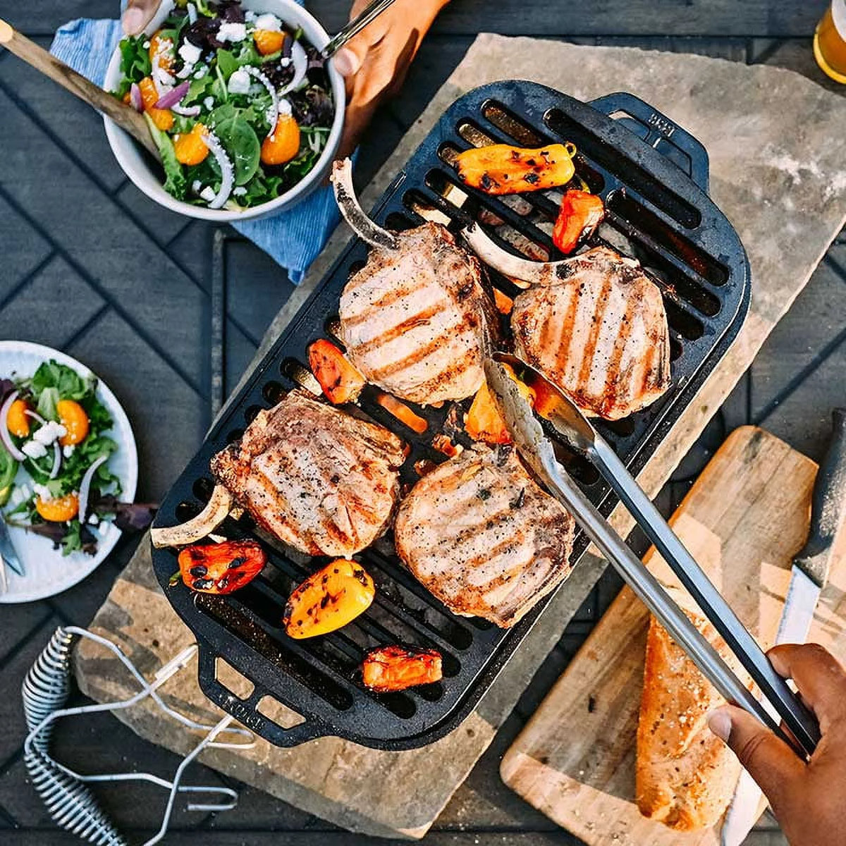 Cast Iron Charcoal Grill O204719