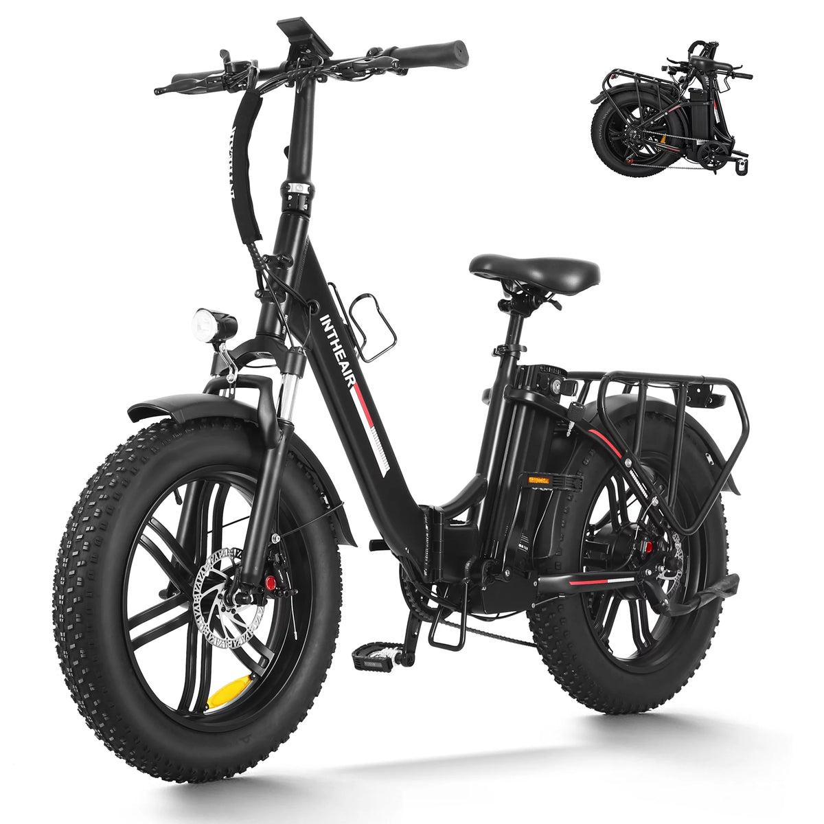 Foldable 20 x 4.0 Fat Tire Step Thru Electric Bike N341