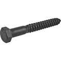 Black 1/2 in. x 5 in. Hex Lag Screws Q59646
