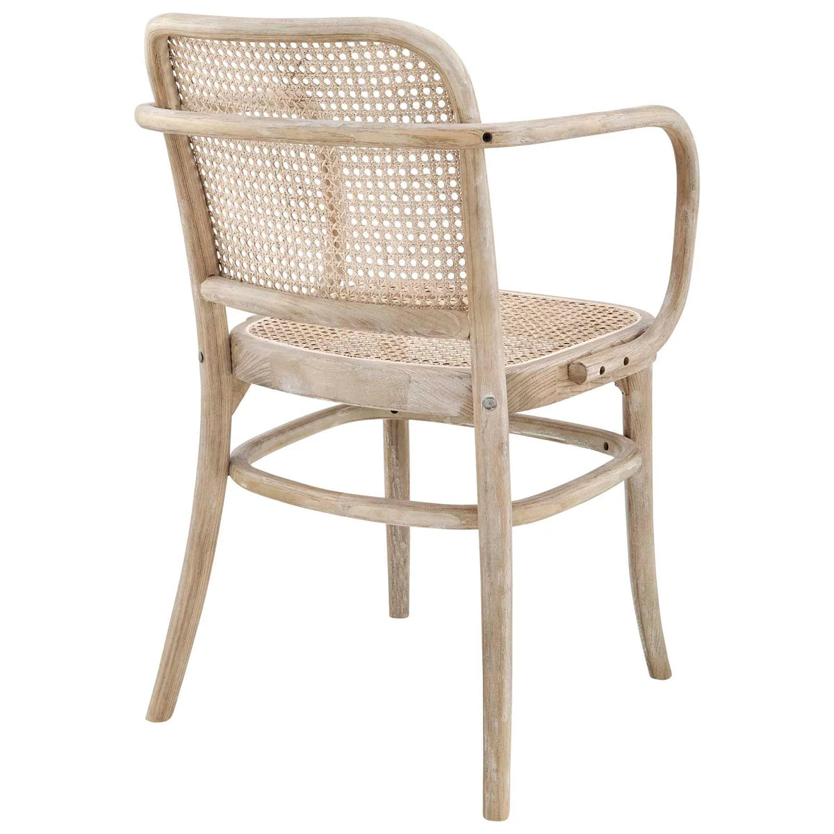 Cane Rattan Wicker Wooden Dining Chair W630161