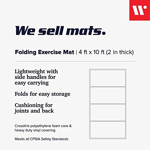 4 ft x 10 ft x 2 in Exercise Mat N87054