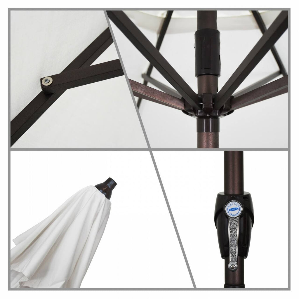 7.5 ft. Patio Umbrella with Bronze Aluminum Pole I156