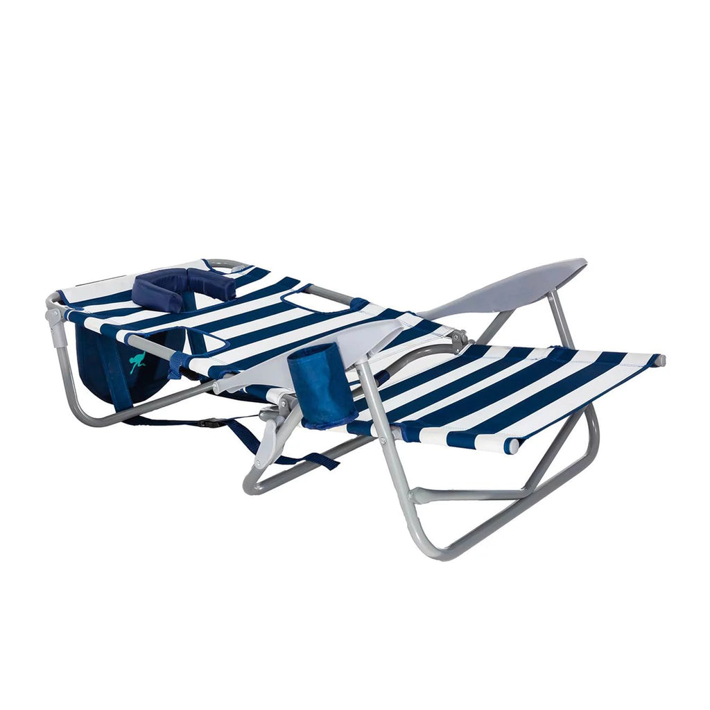 Striped Blue Backpack Beach Chair H799249