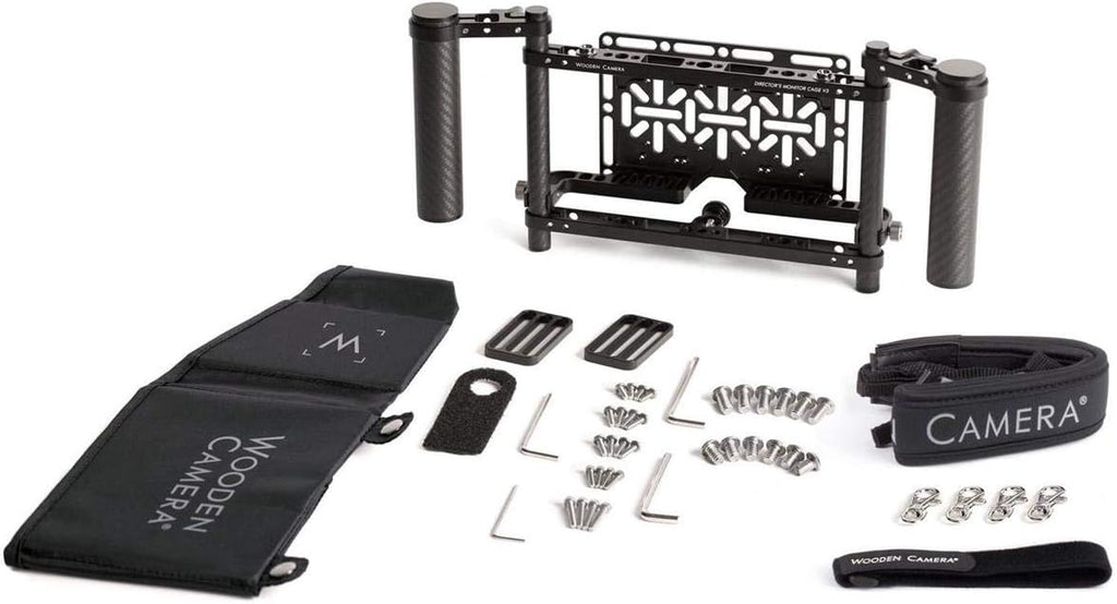 Wooden Camera Director's Monitor Cage v3 Carbon Fiber Handgrips S771