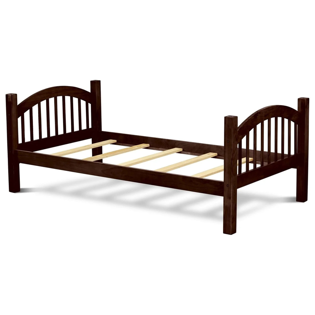 Twin Over Twin Bunk Beds with Ladder and Guard Rail U866302