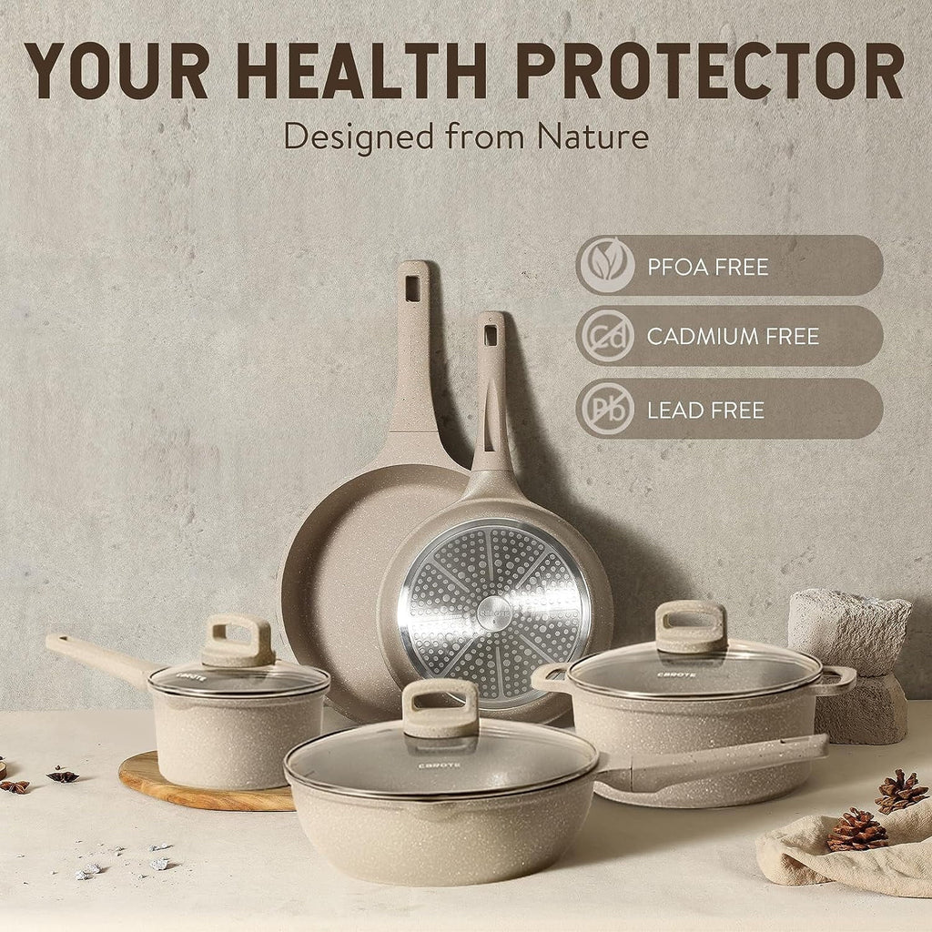 13 Pcs Nonstick Induction Cookware Set O10759