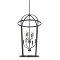 Matte Black 8 Light Foyer A17066
