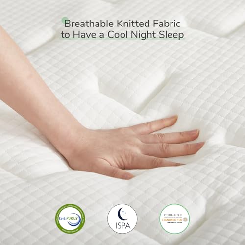 King Size 14 Inch Gel Memory Foam Hybrid Mattress T2610