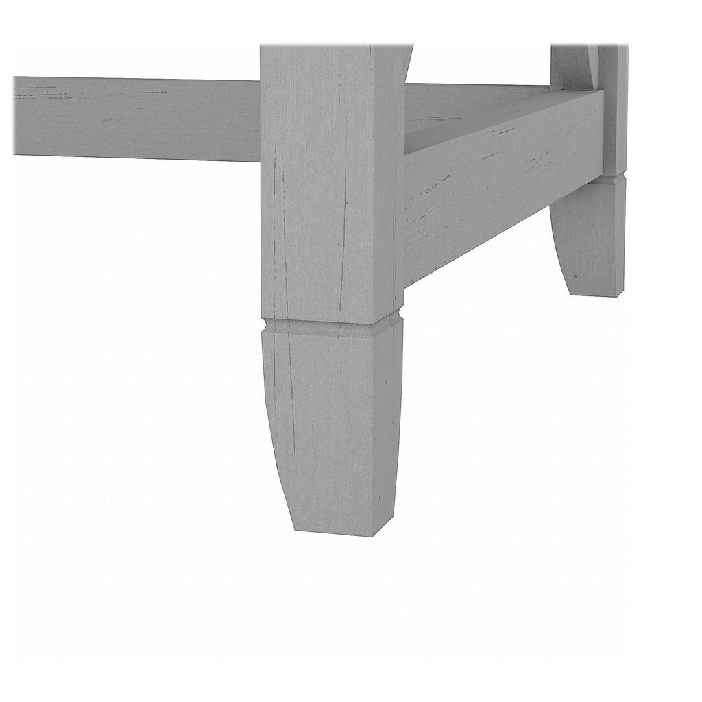 Cape Cod Gray Writing Desk with 2 Drawer File Cabinet F4861