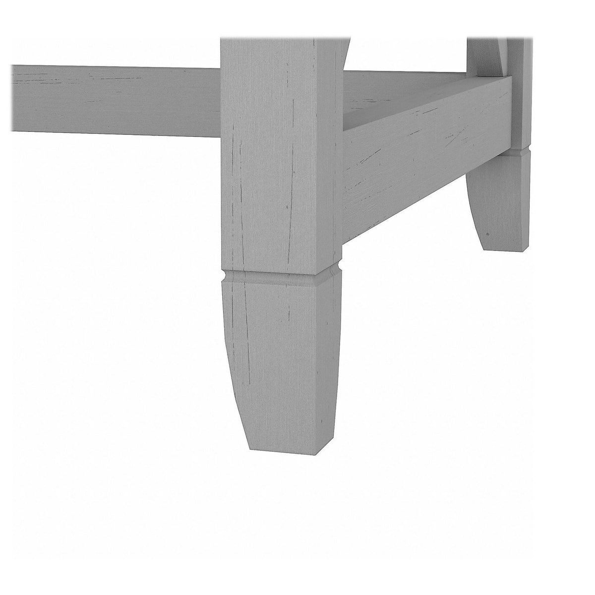 Cape Cod Gray Writing Desk with 2 Drawer File Cabinet F4861